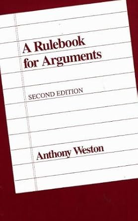 A Rulebook for Arguments cover image