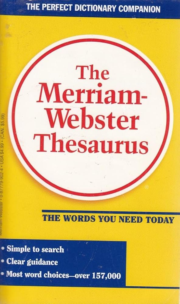 The Merriam Webster Thesaurus cover image