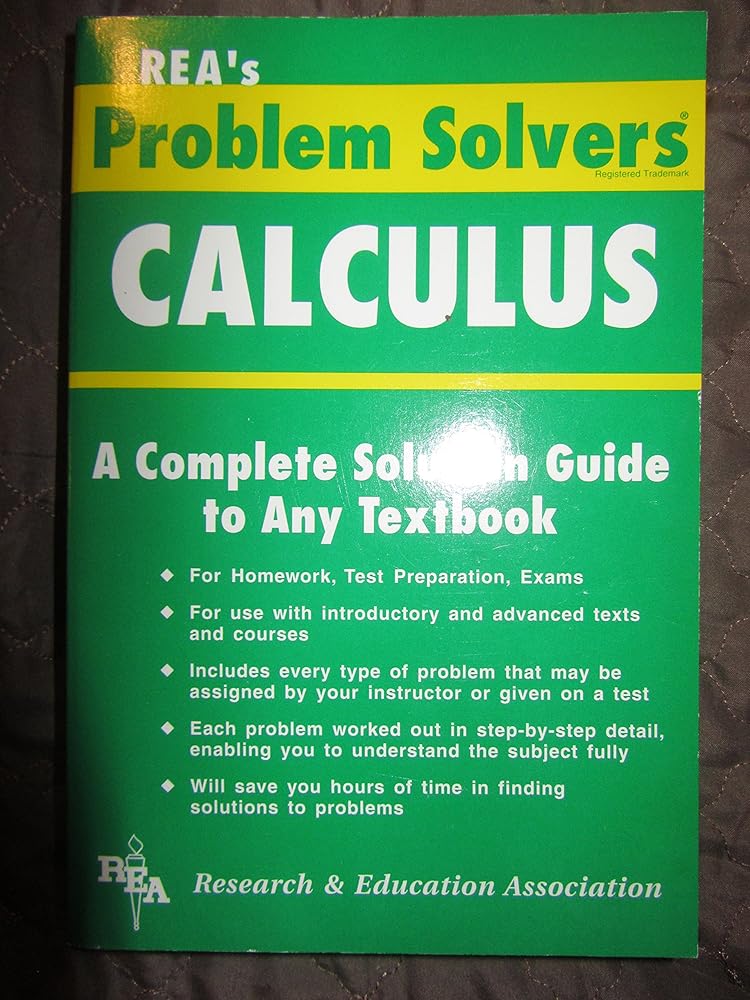 Calculus Problem Solver (Problem Solvers Solution Guides) cover image