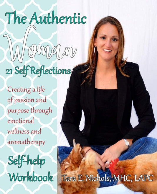 The Authentic Woman: 21 Self Reflections: Create a Life of Passion and Purpose Through Emotional Wellness and Aromatherapy cover image