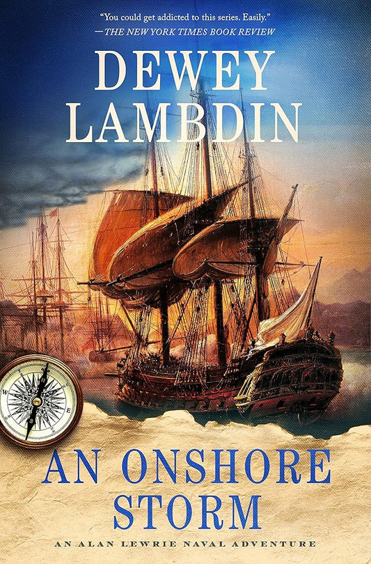 An Onshore Storm: An Alan Lewrie Naval Adventure (Alan Lewrie Naval Adventures, 24) cover image