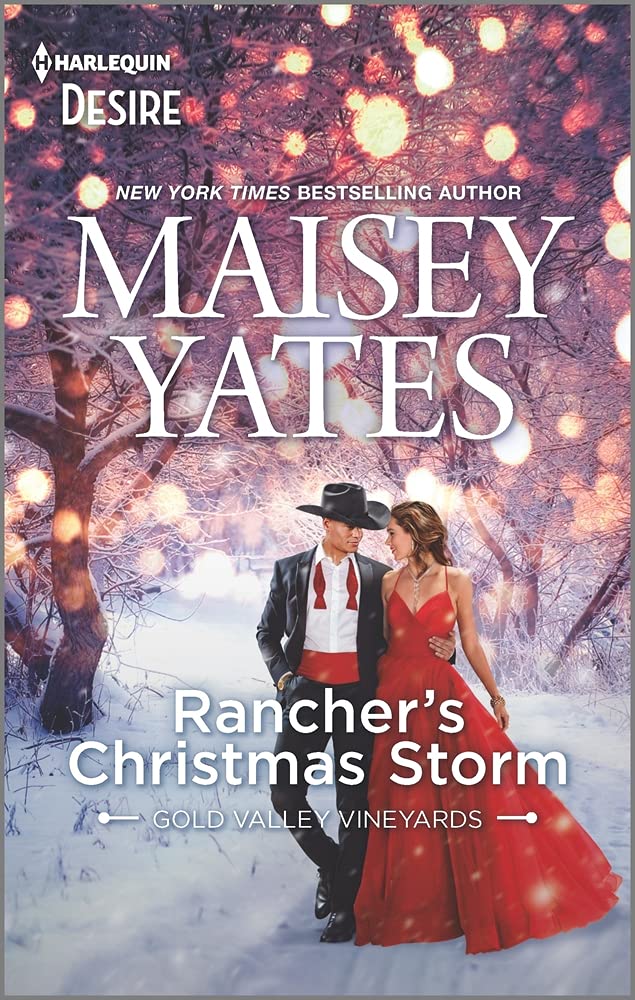 Rancher's Christmas Storm: A Western snowbound romance (Gold Valley Vineyards, 4) cover image