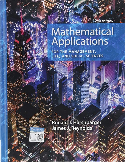 Mathematical Applications for the Management, Life, and Social Sciences cover image