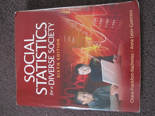 Social Statistics for a Diverse Society cover image