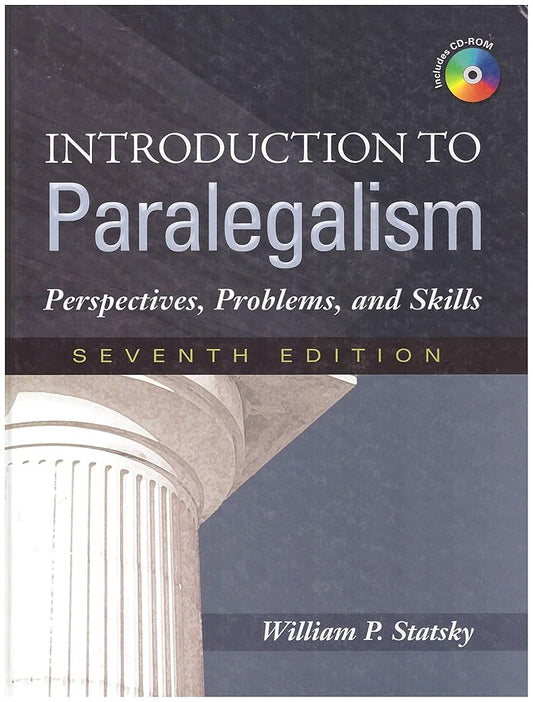 Introduction to Paralegalism: Perspectives, Problems and Skills cover image