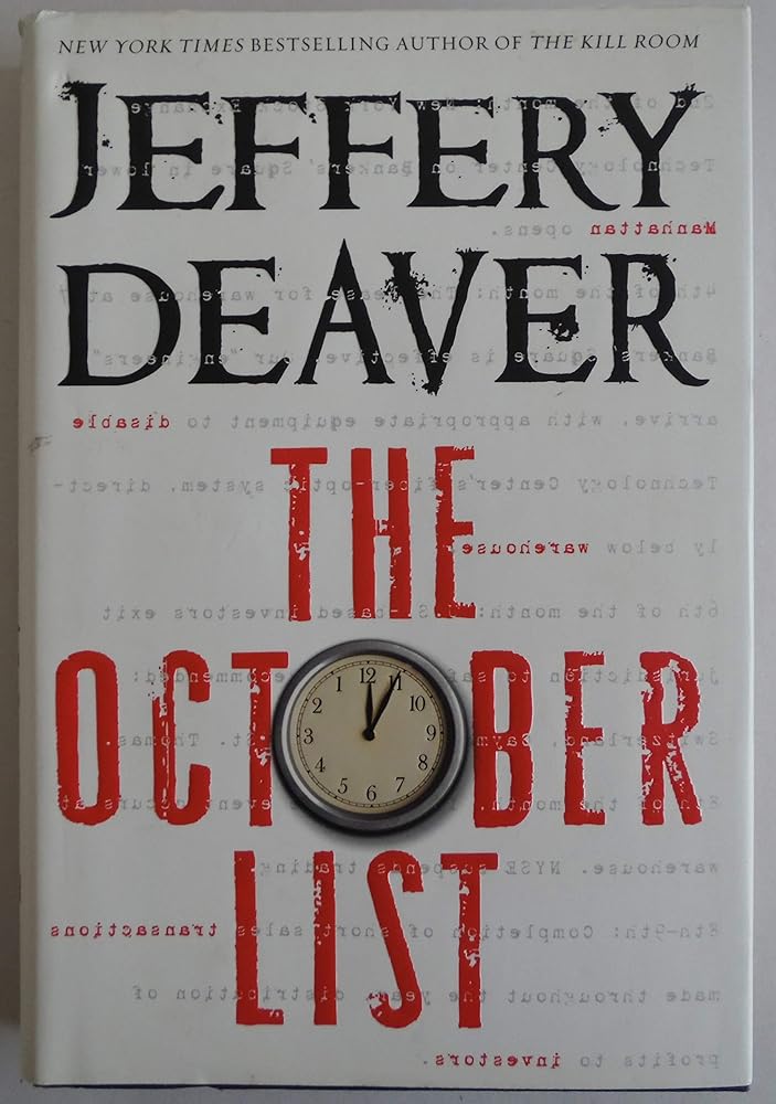 The October List cover image