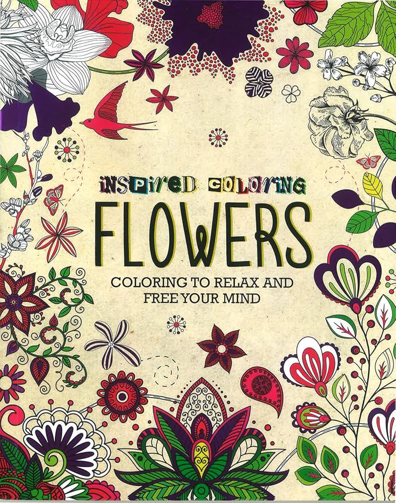 Flowers Inspired Coloring cover image