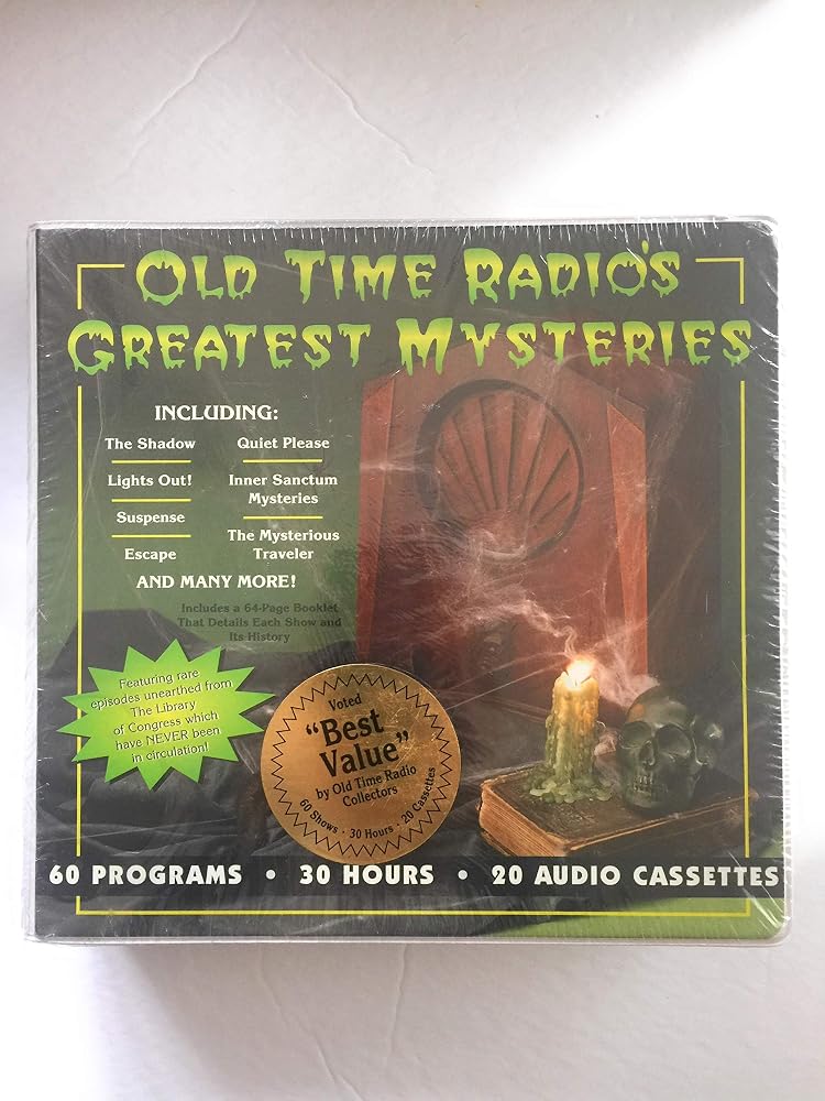 Old-Time Radio's Greatest Mysteries - Including "The Shadow", "Escape", "Inner Sactum Mysteries" and "The Mysterious Traveler" cover image