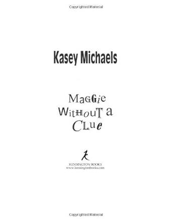 Maggie Without A Clue (Zebra Regency Romance) cover image