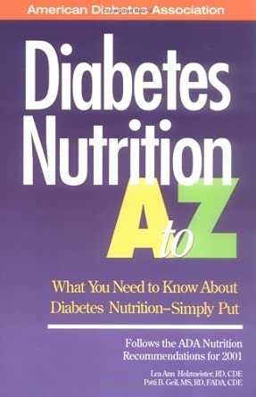 Diabetes Nutrition a to Z cover image