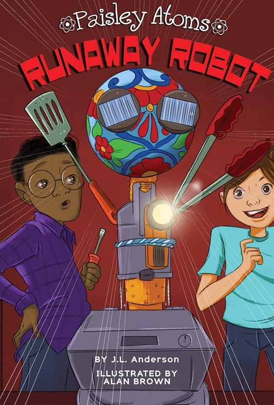 Rourke Educational Media Runaway Robot (Paisley Atoms) cover image