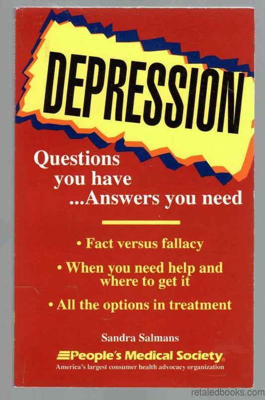Depression: Questions You Have...Answers You Need cover image