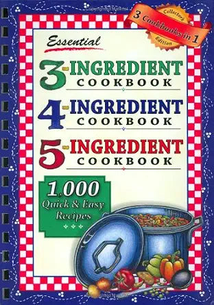 Essential 3-4-5 Ingredient Cookbook cover image