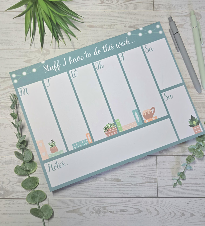 Weekly Planner - Bookshelf