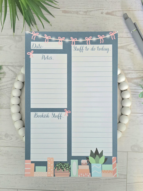 Daily Planner - Bookshelf Bow String
