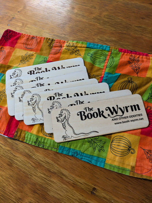 Book Mark - Wood, Book Wyrm